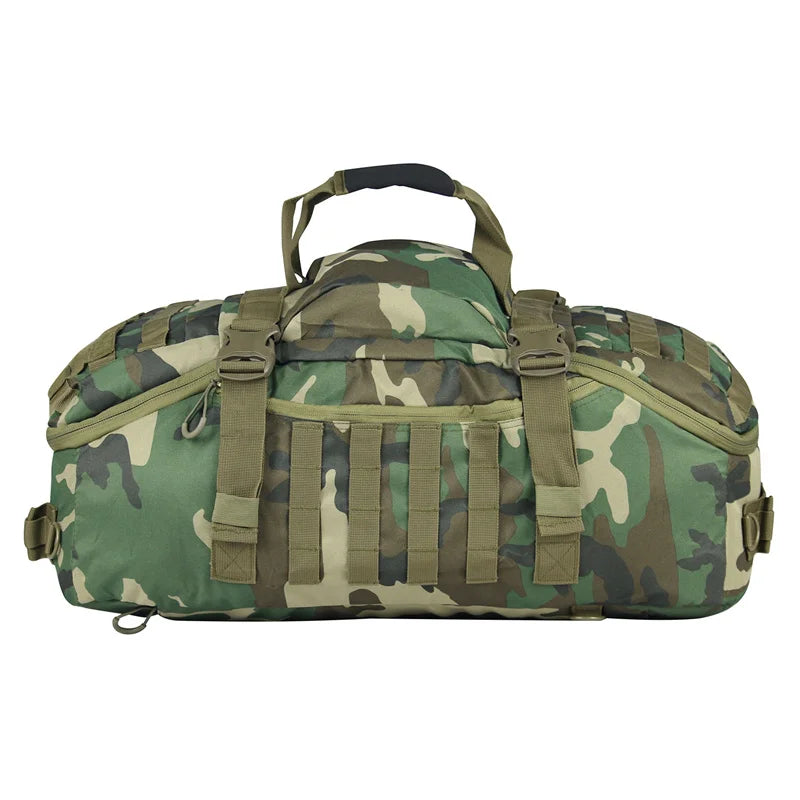80L Tactical Mountaineering Backpack & 3-Way Duffle by HitMyNeed