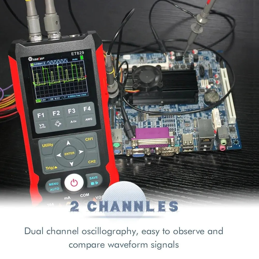 80MHz 2-Channel Oscilloscope Multimeter with Signal Gen by HitMyNeed