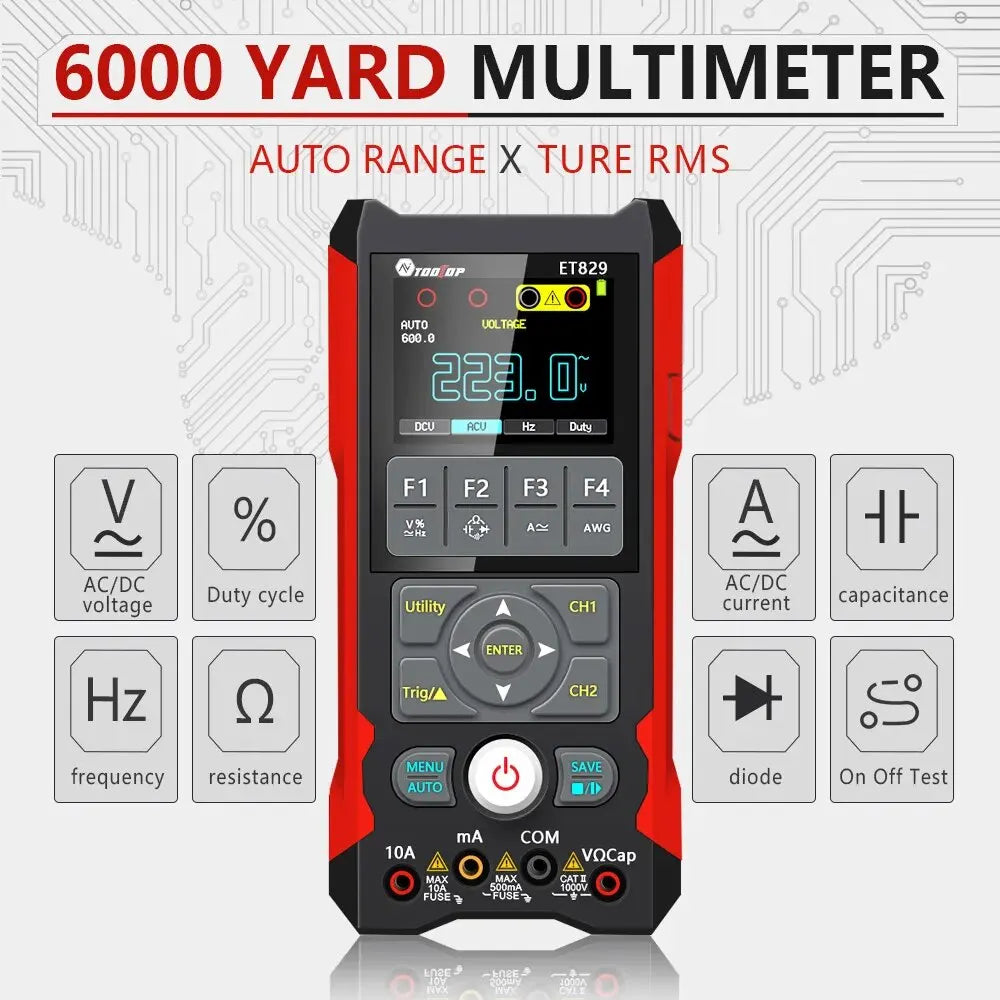 80MHz 2-Channel Oscilloscope Multimeter with Signal Gen by HitMyNeed