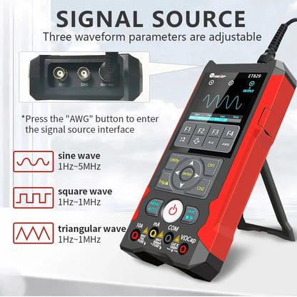 80MHz 2-Channel Oscilloscope Multimeter with Signal Gen by HitMyNeed