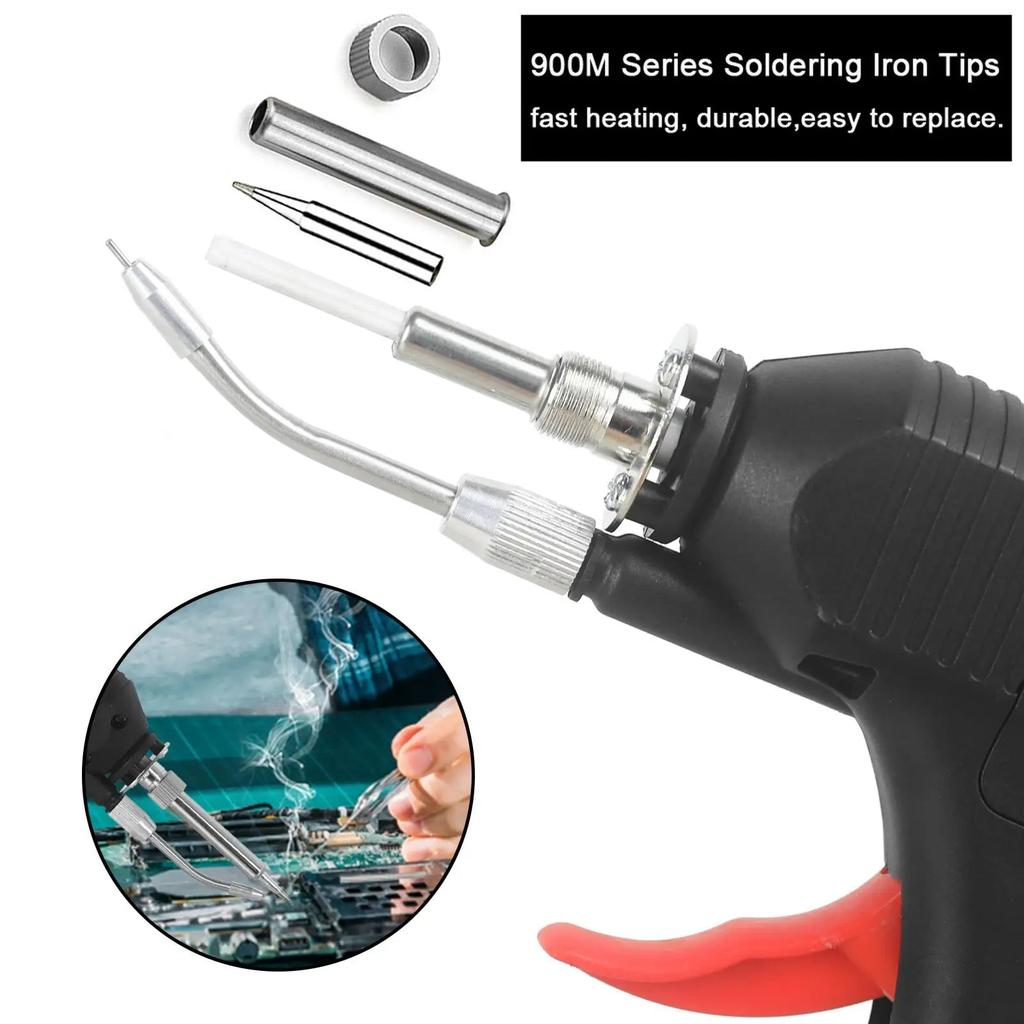 80W Digital Soldering Iron Gun with Auto Tin Feed by HitMyNeed