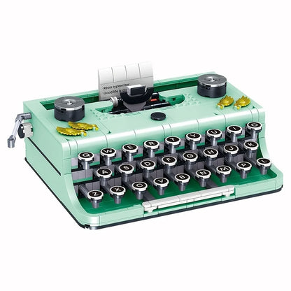 820PCS Retro Typewriter Micro Building Block Set by HitMyNeed
