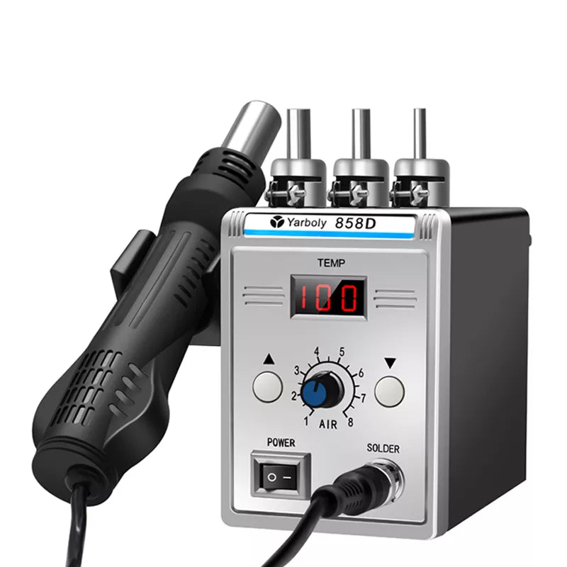 858D Hot Air Rework Station 700W 220V for SMD Repair by HitMyNeed