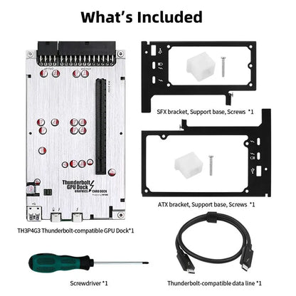 85W PD Thunderbolt GPU Dock with ATX/SFX PSU Case by HitMyNeed