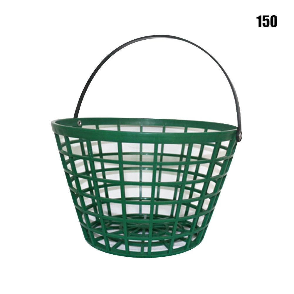 Green Golf Ball Basket with Carry Handle