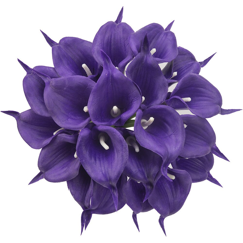 3D Artificial Calla Lily Stems, 10pcs Bouquet Set