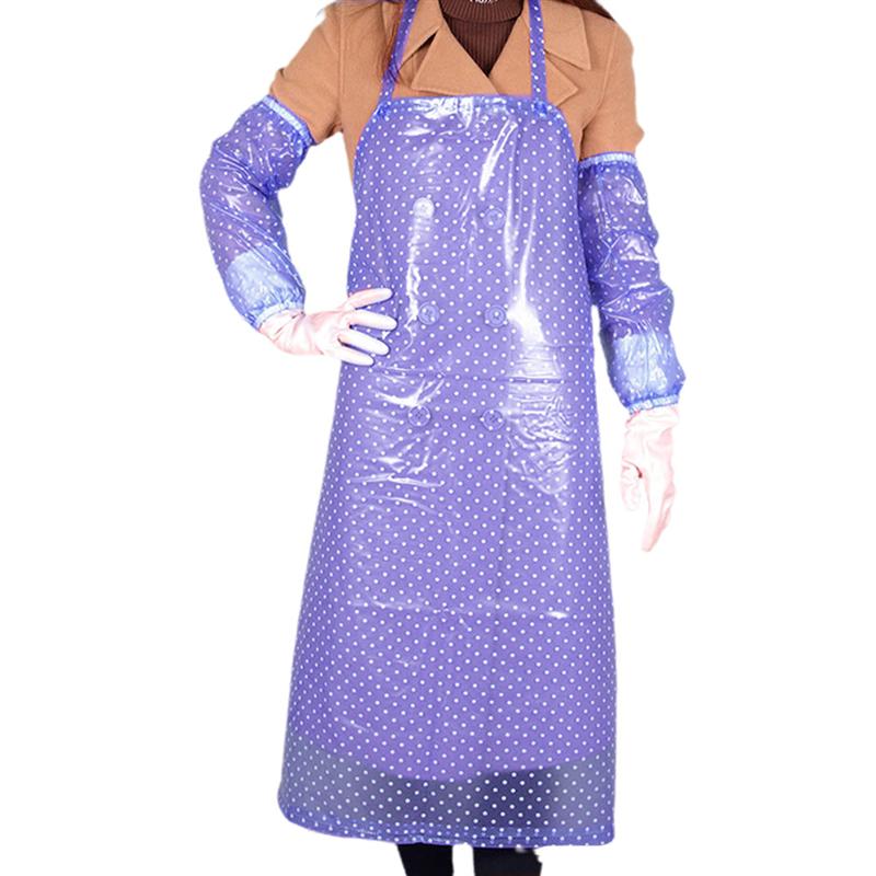 PVC Long Sleeve Household Cleaning Apron