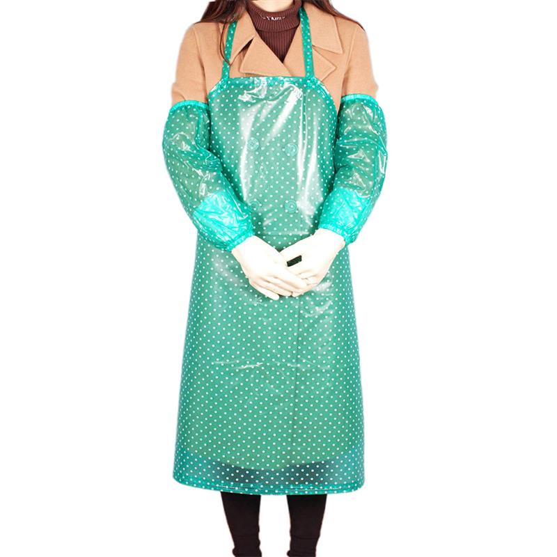 PVC Long Sleeve Household Cleaning Apron