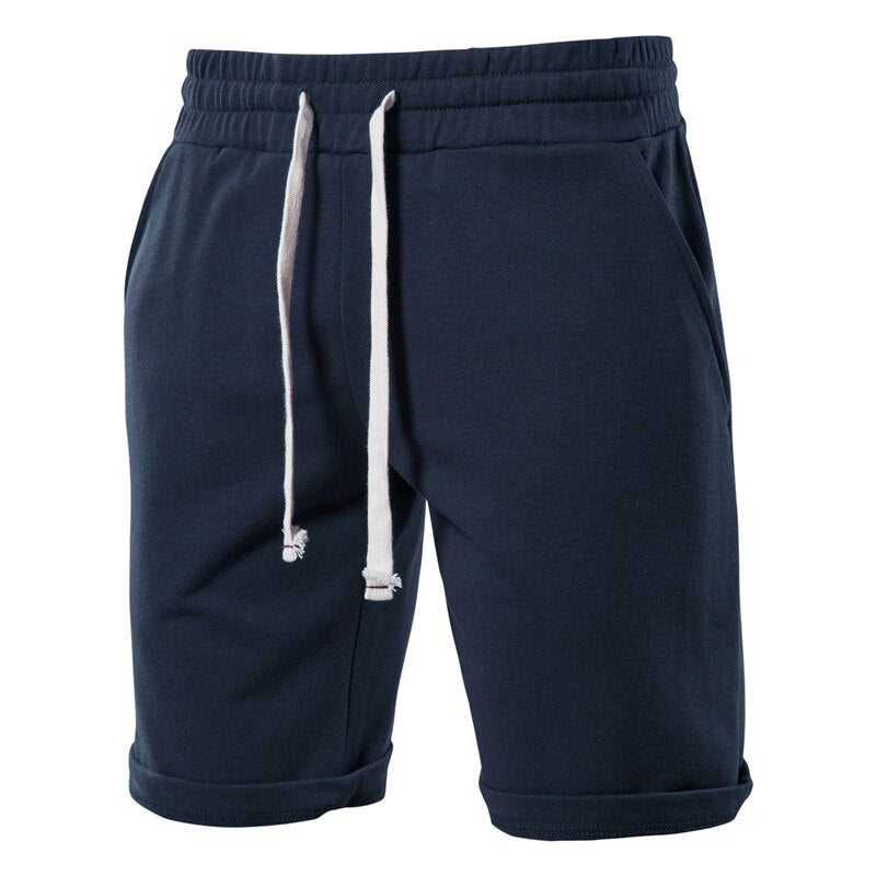 100% Cotton Men's Drawstring Shorts with Pockets