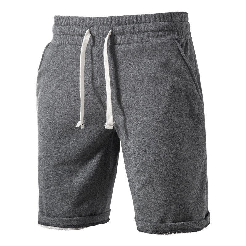 100% Cotton Men's Drawstring Shorts with Pockets