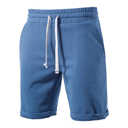 100% Cotton Men's Drawstring Shorts with Pockets