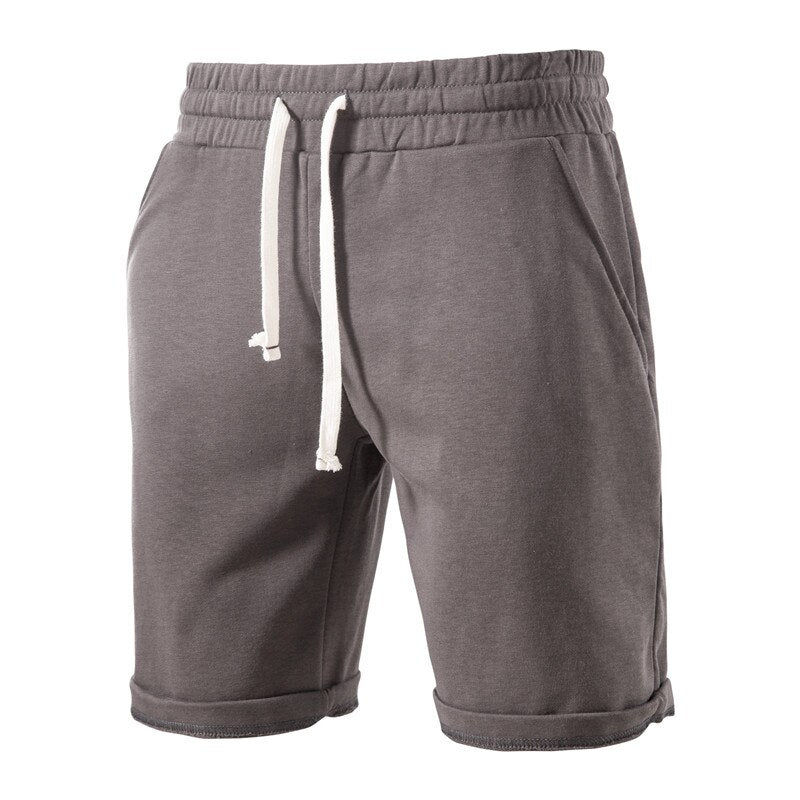 100% Cotton Men's Drawstring Shorts with Pockets
