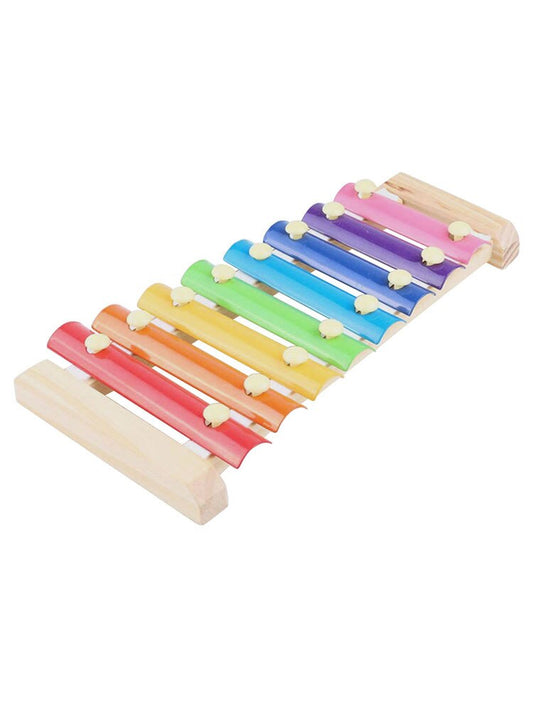 8-Key Chicken Xylophone Musical Toy for Birds