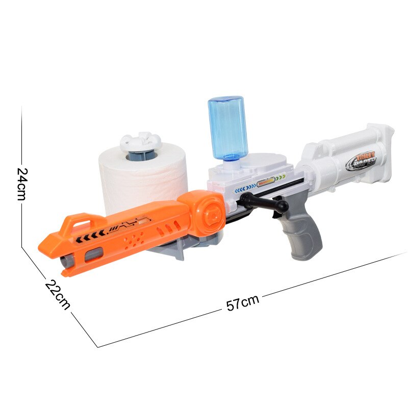 Toilet Paper Blaster Kids Shooting Game Toy