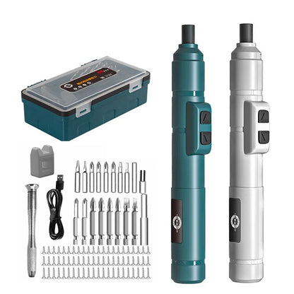 88pcs Mini USB Cordless Electric Screwdriver Set 3.6V by HitMyNeed