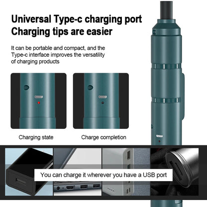 88pcs Mini USB Cordless Electric Screwdriver Set 3.6V by HitMyNeed