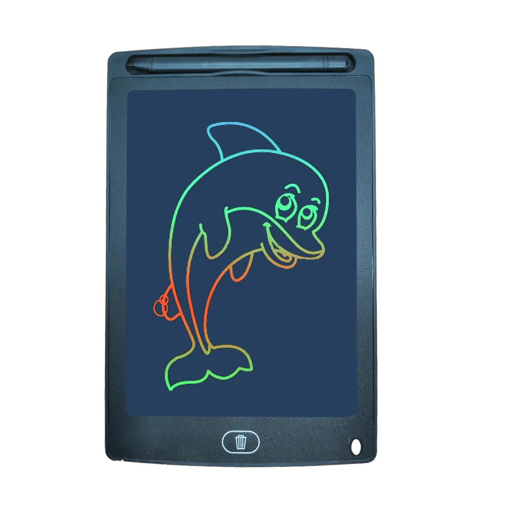 8.5" LCD Color Drawing & Writing Tablet for Kids rainbow-black by HitMyNeed
