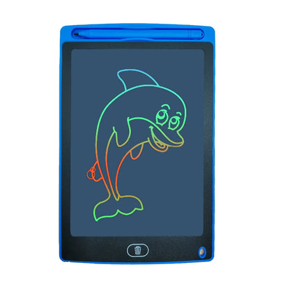 8.5" LCD Color Drawing & Writing Tablet for Kids rainbow-blue by HitMyNeed