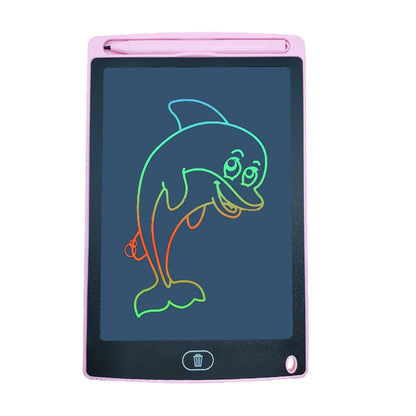 8.5" LCD Color Drawing & Writing Tablet for Kids rainbow-pink by HitMyNeed