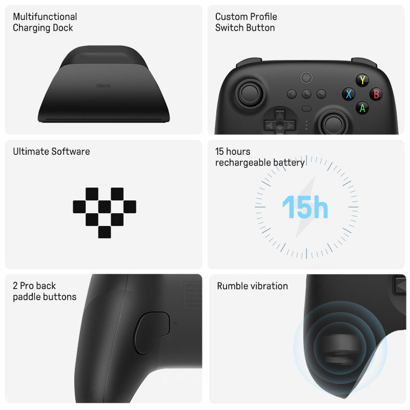 8BitDo Ultimate 2.4G Wireless Controller with Dock by HitMyNeed