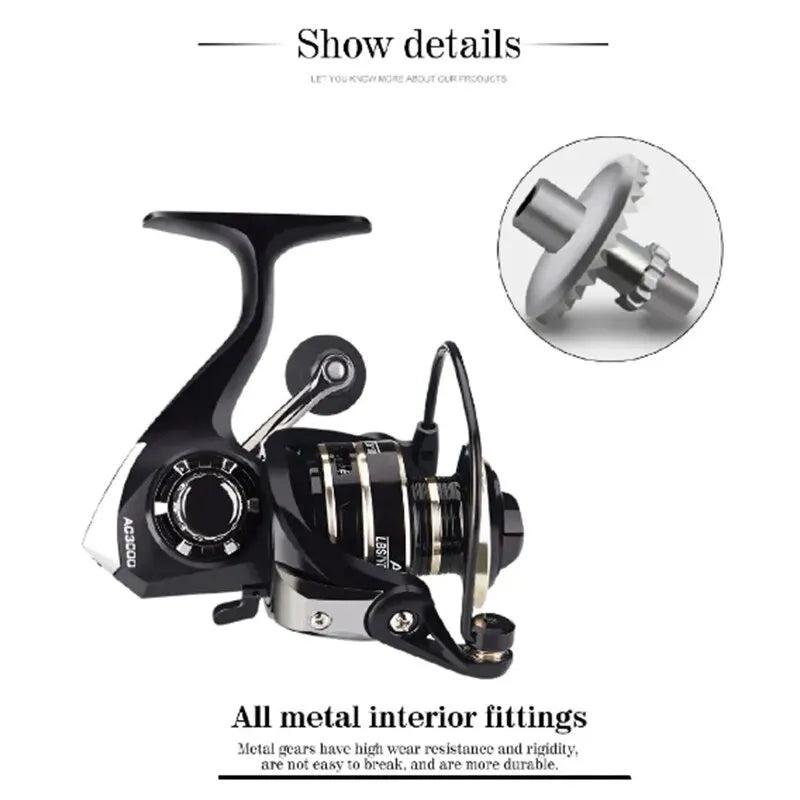 8kg Max Drag Spinning Reel with Metal Spool by HitMyNeed