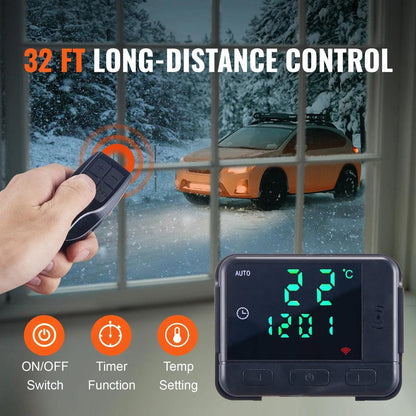 8kW Diesel Air Heater with LCD and Remote Control by HitMyNeed