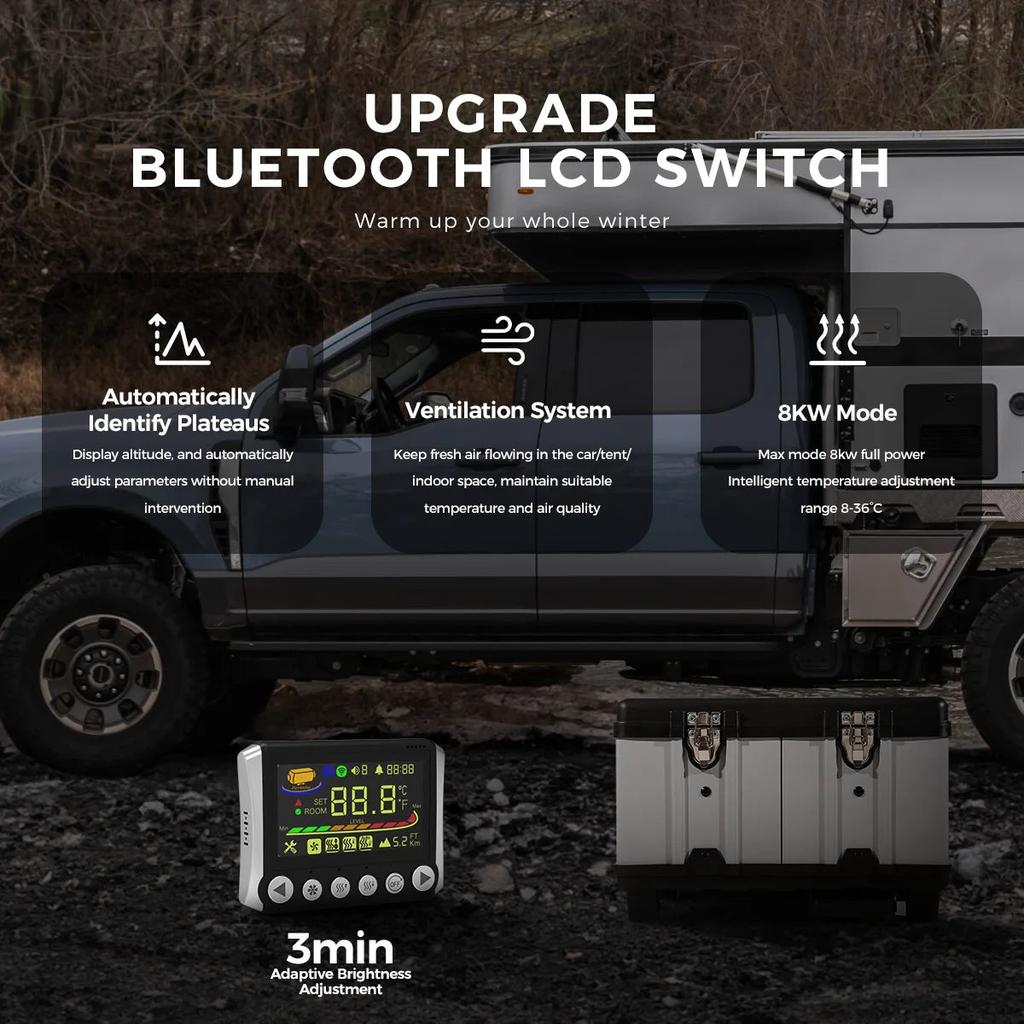 8KW Toolbox Diesel Air Heater with APP & Dual Power by HitMyNeed