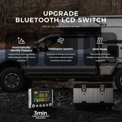 8KW Toolbox Diesel Air Heater with APP & Dual Power by HitMyNeed
