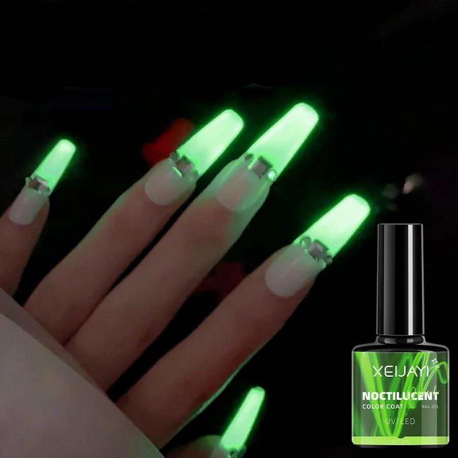 8ml Luminous Glow In The Dark Gel Top Coat by HitMyNeed