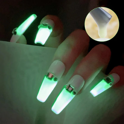 8ml Luminous Glow In The Dark Gel Top Coat by HitMyNeed