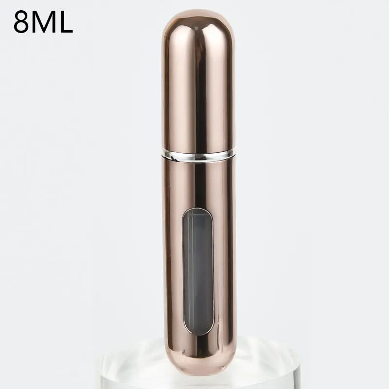 8ml Refillable Perfume Atomizer Travel Spray Bottle 8ml-bright-coffee by HitMyNeed