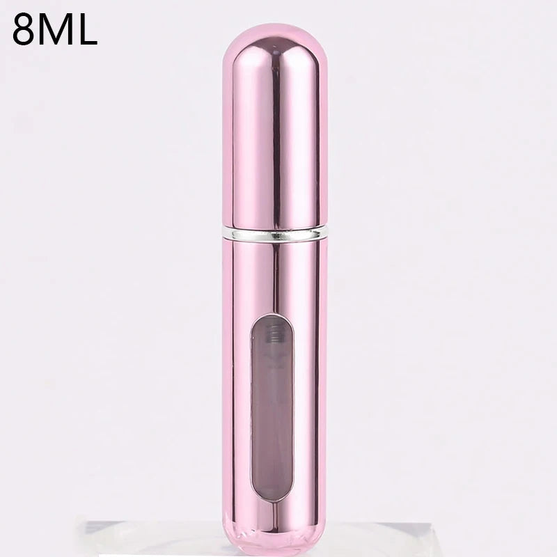 8ml Refillable Perfume Atomizer Travel Spray Bottle 8ml-bright-pink by HitMyNeed