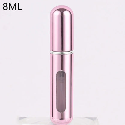 8ml Refillable Perfume Atomizer Travel Spray Bottle 8ml-bright-pink by HitMyNeed