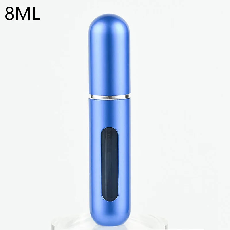 8ml Refillable Perfume Atomizer Travel Spray Bottle 8ml-matte-blue by HitMyNeed