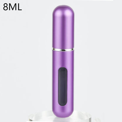 8ml Refillable Perfume Atomizer Travel Spray Bottle 8ml-matte-purple by HitMyNeed