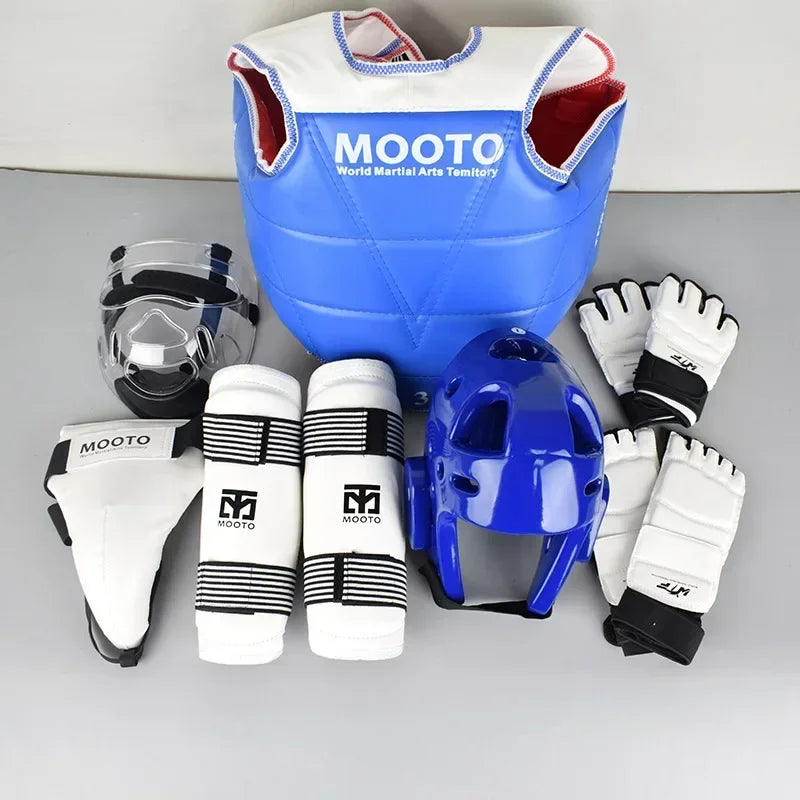 8pcs Taekwondo Protective Gear Set for Combat & Training by HitMyNeed