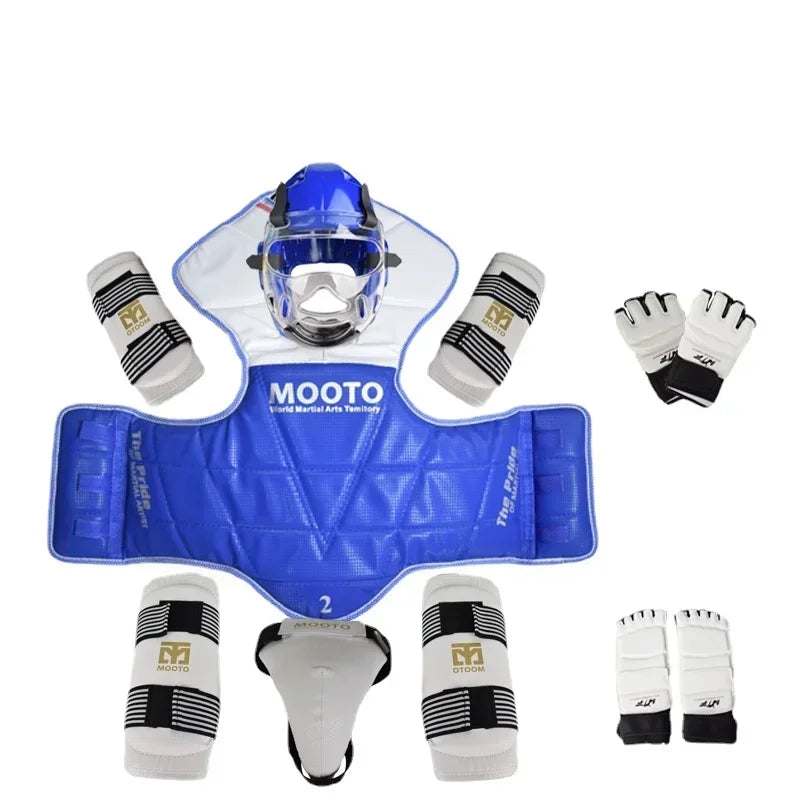 8pcs Taekwondo Protective Gear Set for Combat & Training by HitMyNeed