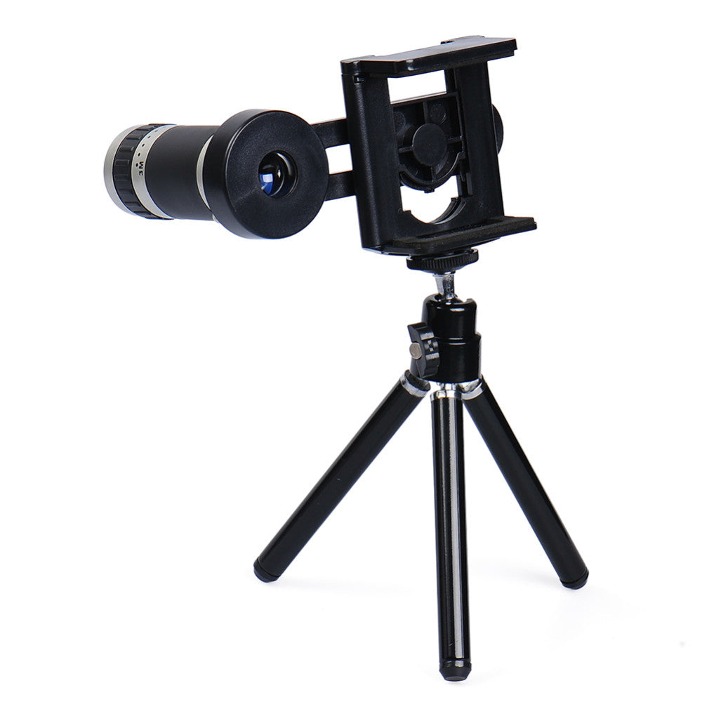 8x Mobile Phone Zoom Lens with Universal Tripod by HitMyNeed