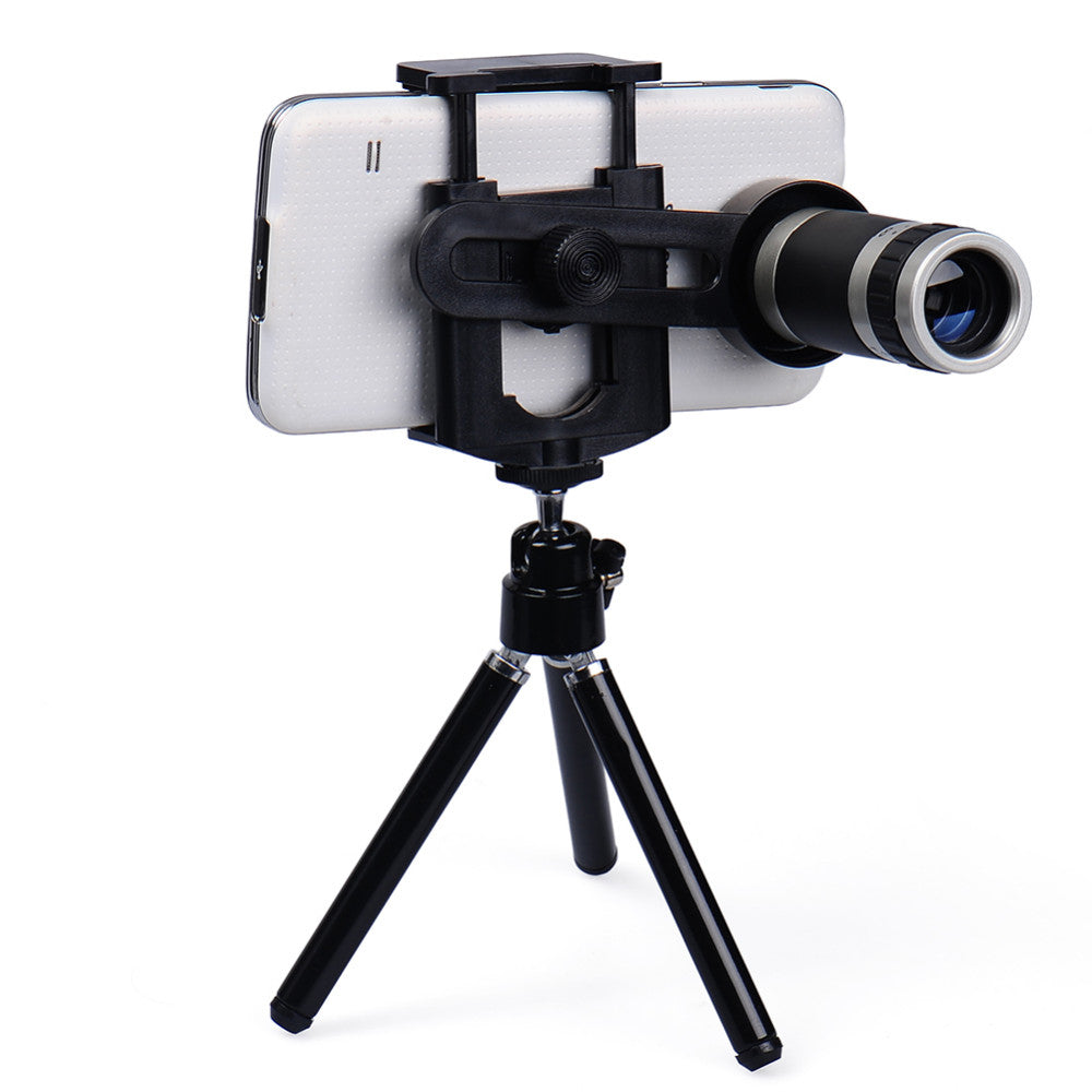 8x Mobile Phone Zoom Lens with Universal Tripod by HitMyNeed