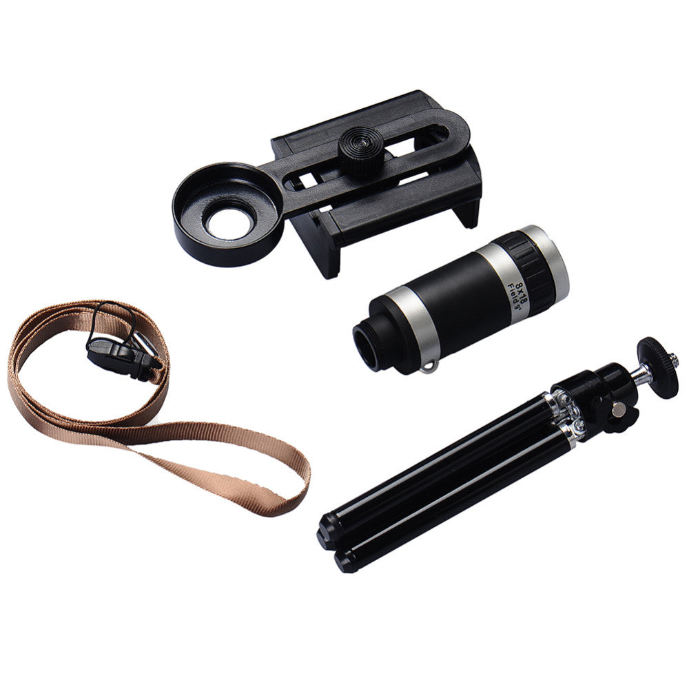 8x Mobile Phone Zoom Lens with Universal Tripod by HitMyNeed