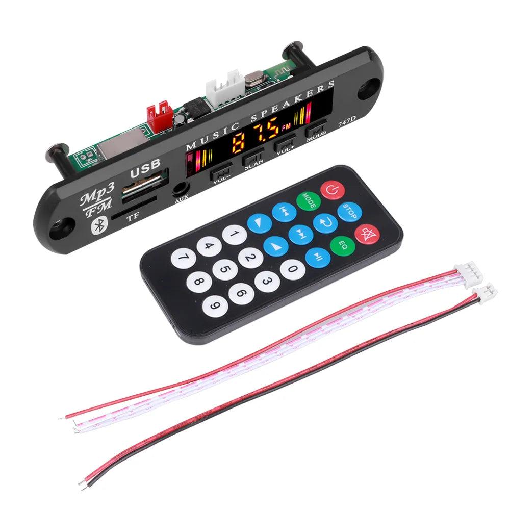9-12V Car MP3 Decoder Board with Bluetooth 5.0 & FM by HitMyNeed