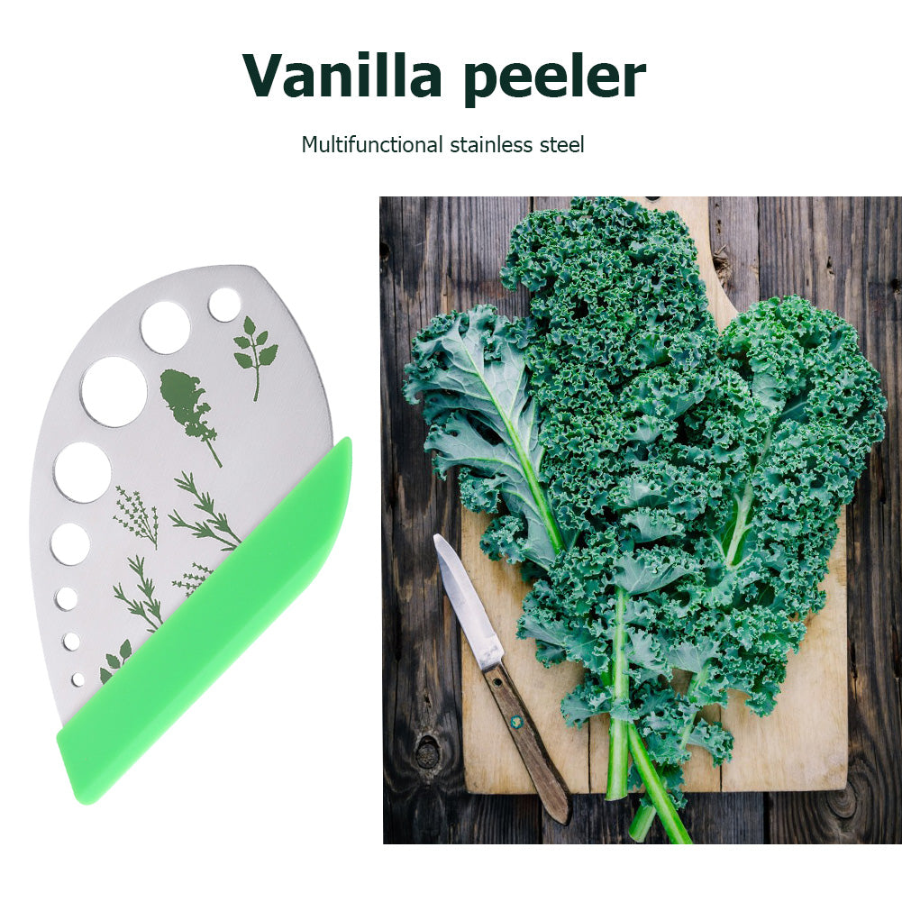 9-Hole Herb Leaf Remover and Cutter Tool by HitMyNeed