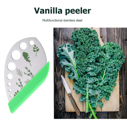 9-Hole Herb Leaf Remover and Cutter Tool by HitMyNeed