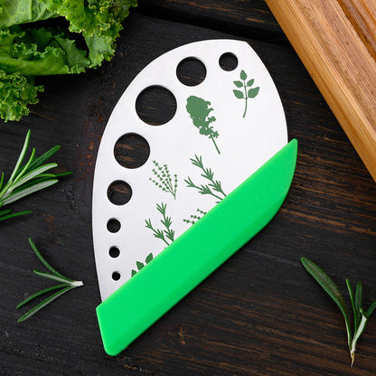 9-Hole Herb Leaf Remover and Cutter Tool by HitMyNeed