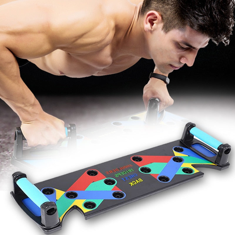 9-in-1 Color-Coded Push Up Board System by HitMyNeed