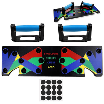 9-in-1 Color-Coded Push Up Board System by HitMyNeed