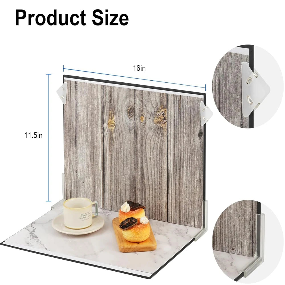 9-in-1 Double-Sided Photography Backdrop Board Kit by HitMyNeed