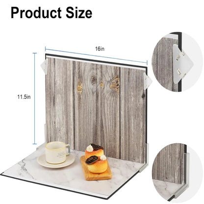 9-in-1 Double-Sided Photography Backdrop Board Kit by HitMyNeed