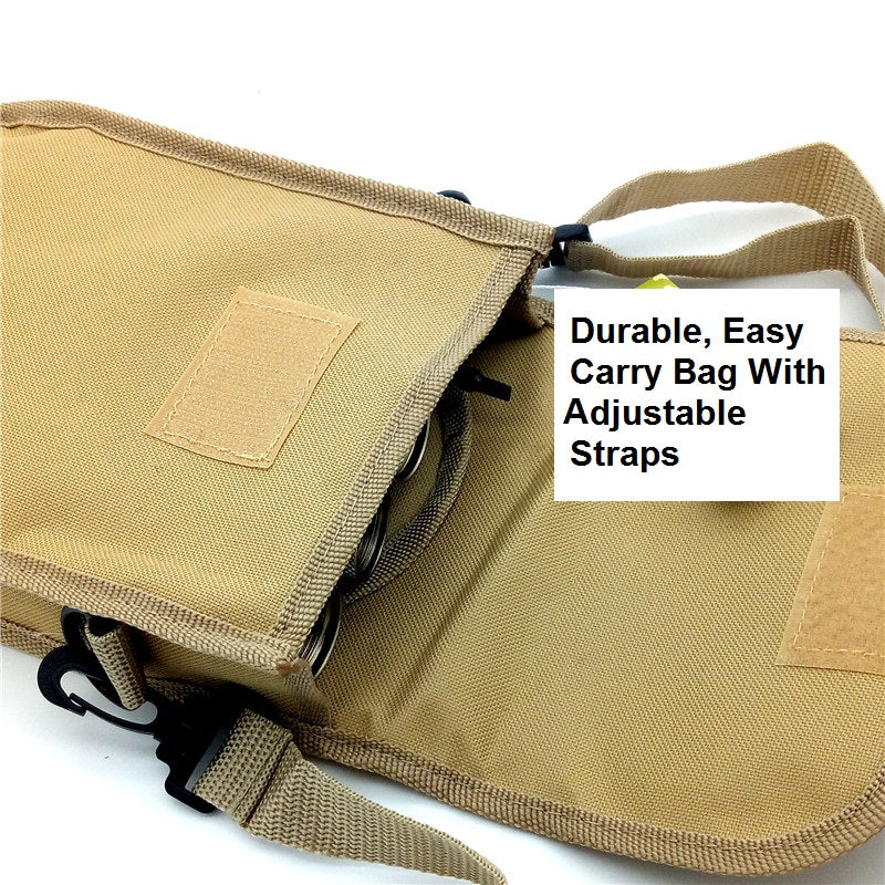 9-in-1 Folding Survival Shovel with Multi-Tool Handle by HitMyNeed