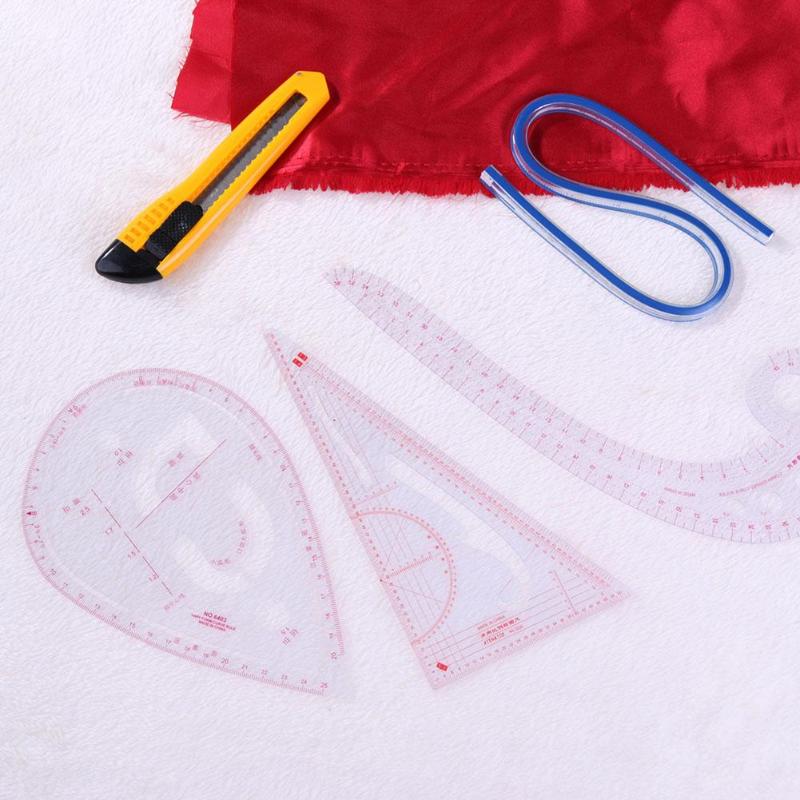 9-Piece Acrylic Sewing Ruler Set by HitMyNeed